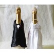 Свадебное украшение на шампанское "Молодожены"