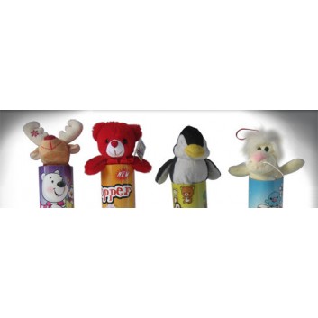 Пневмохлопушка Toys Popper40см: бумага/фольга/игрушки